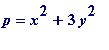 p = x^2+3*y^2